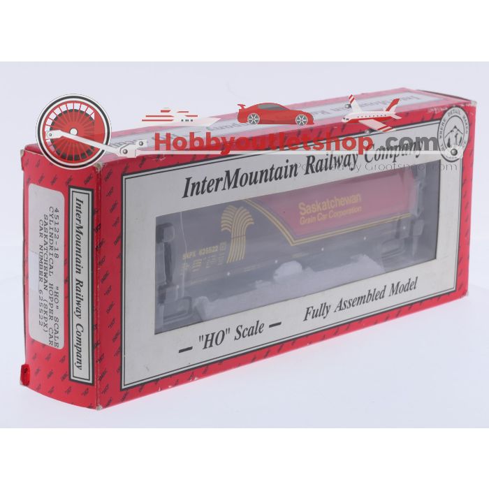 Schaal H0 InterMountain 45122-18 cilindrische hopperwagen 'Saskatchewan Grain Car Corporation' van de SKPX #9217 - sku: 20260409013925 - Gebraucht - Sehr guter Zustand - Bild 5