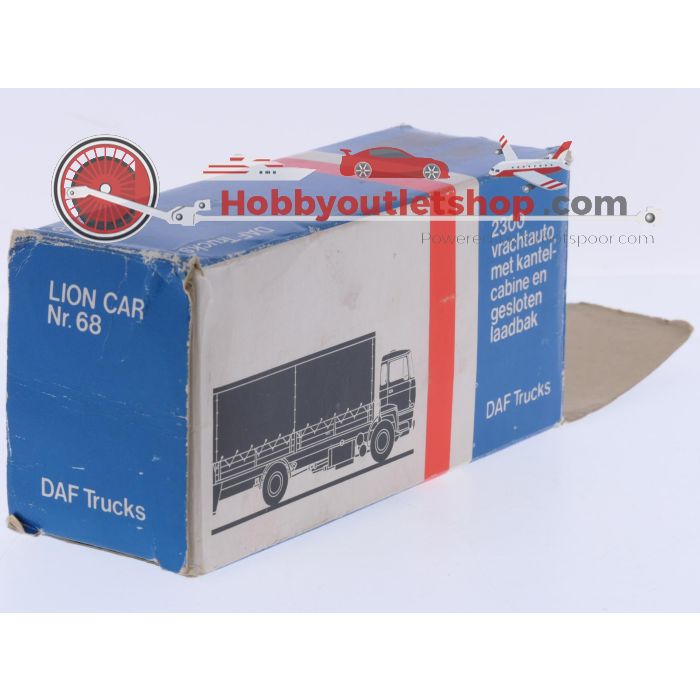 Schaal 1:50 Lion Car No. 68 DAF vrachtauto met kantel-cabine en gesloten laadbak Mighty mac sportswear #9218 - sku: 20260409034050 - Gebruikt - Goede staat - Afbeelding 6