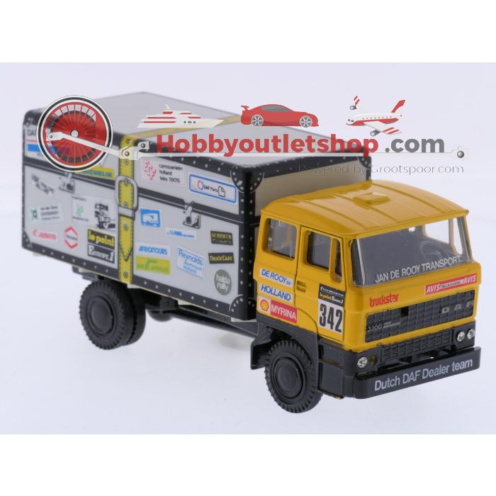 Schaal 1:50 Lion Car Nr.342 Dakar DAF 3300 de Koffer van Jan de Rooy 1983 #9219 - sku: 20260409041403 - Gebruikt - Goede staat - Afbeelding 4