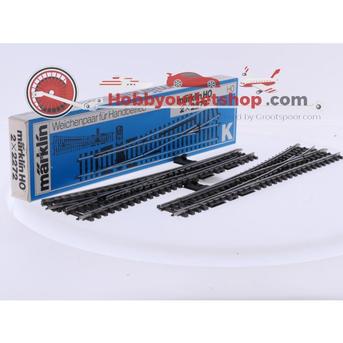 Schaal H0 Märklin 2271 K-Rails slanke wissel paar L + R #9224 - sku: 20260410014250 - Gebraucht - Sehr guter Zustand - Bild 4