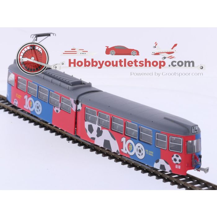 Schaal H0 Wabu Düwag BVB 617 Basel "100 Jahre FC Basel" #9225 - sku: 20260411022804 - Gebraucht - Sehr guter Zustand - Bild 2