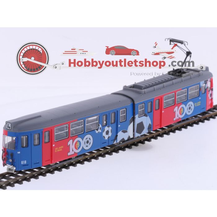 Schaal H0 Wabu Düwag BVB 617 Basel "100 Jahre FC Basel" #9225 - sku: 20260411022804 - Gebraucht - Sehr guter Zustand - Bild 3