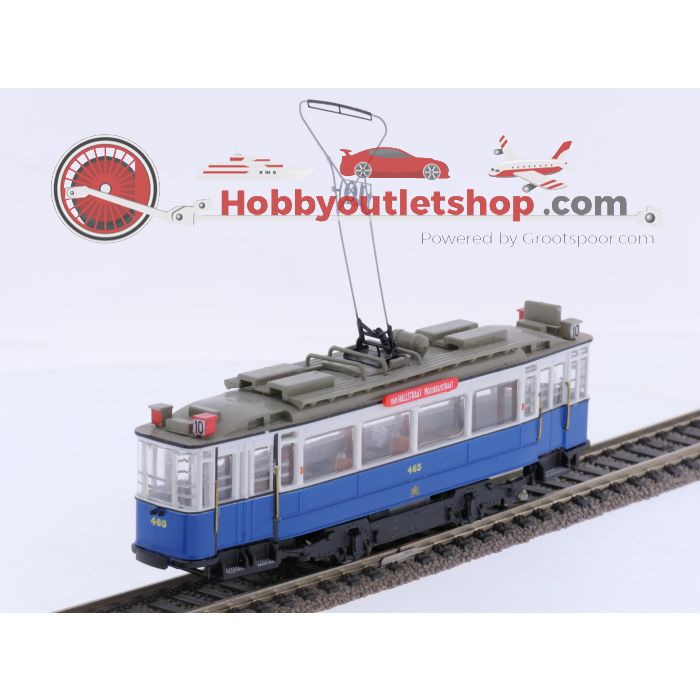 Schaal H0 Atlas 7519016 tram 465 gemotoriseerde stuurwagen met bijwagen 921 van de GVB #9227 - sku: 20260414090453 - Gebraucht - Sehr guter Zustand - Bild 6