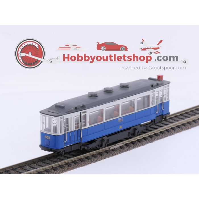 Schaal H0 Atlas 7519016 tram 465 gemotoriseerde stuurwagen met bijwagen 921 van de GVB #9227 - sku: 20260414090453 - Gebraucht - Sehr guter Zustand - Bild 7