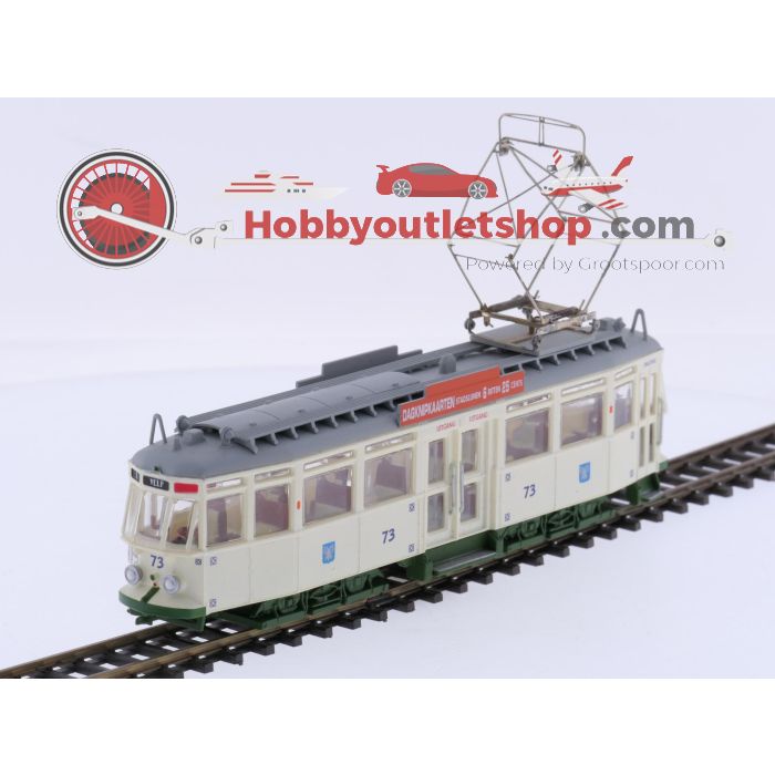 Schaal H0 Atlas tram GETA 73 met Tilly models 87052 tramhalte Arnhem #9229 - sku: 20260414115527 - Gebraucht - Sehr guter Zustand - Bild 2