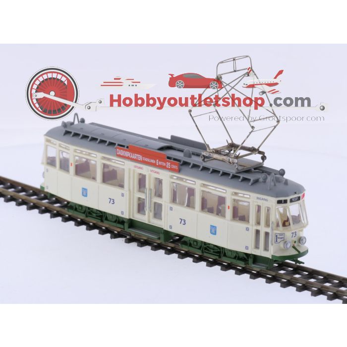 Schaal H0 Atlas tram GETA 73 met Tilly models 87052 tramhalte Arnhem #9229 - sku: 20260414115527 - Gebraucht - Sehr guter Zustand - Bild 3