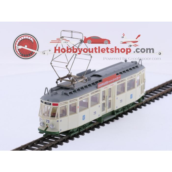 Schaal H0 Atlas tram GETA 73 met Tilly models 87052 tramhalte Arnhem #9229 - sku: 20260414115527 - Gebraucht - Sehr guter Zustand - Bild 4