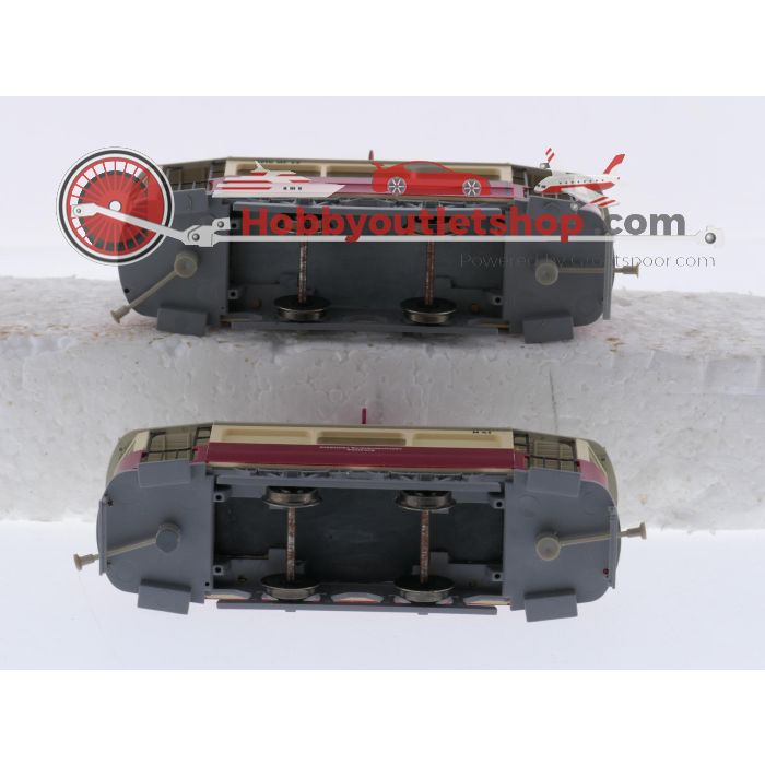 Schaal H0 Leopold Halling 1001022 en 1001023 Salzbuger triebwagen en Salzburger Arbeidswagen rot #9231 - sku: 20260414024406 - Used - Very good condition - Photo 5