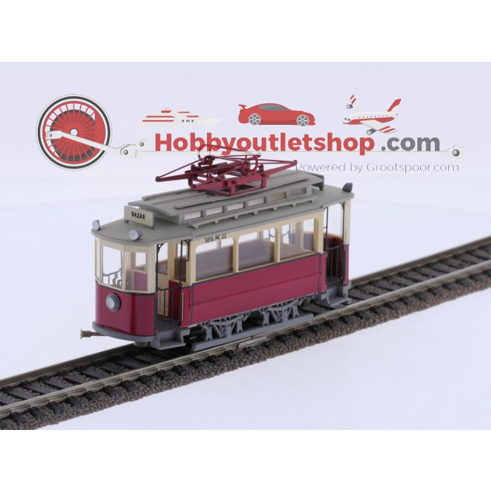 Schaal H0 Leopold Halling 1001022 en 1001023 Salzbuger triebwagen en Salzburger Arbeidswagen rot #9231 - sku: 20260414024406 - Used - Very good condition - Photo 7