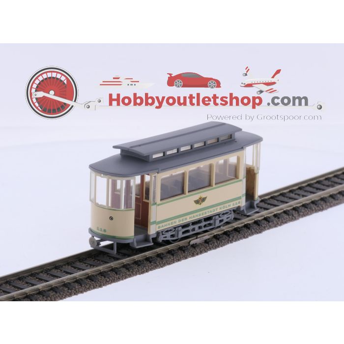 Schaal H0 Tram-Souvenirs Zwieachszug Köln (Oldtimer II) Tw 719 + Bw 115 Köln #9232 - sku: 20260414040211 - Gebraucht - Sehr guter Zustand - Bild 7