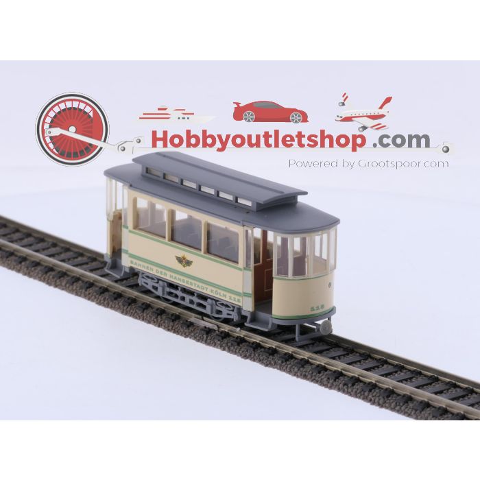 Schaal H0 Tram-Souvenirs Zwieachszug Köln (Oldtimer II) Tw 719 + Bw 115 Köln #9232 - sku: 20260414040211 - Gebraucht - Sehr guter Zustand - Bild 8