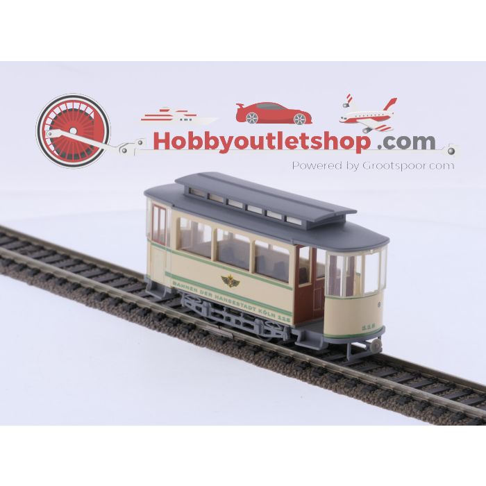 Schaal H0 Tram-Souvenirs Zwieachszug Köln (Oldtimer II) Tw 719 + Bw 115 Köln #9232 - sku: 20260414040211 - Gebraucht - Sehr guter Zustand - Bild 10
