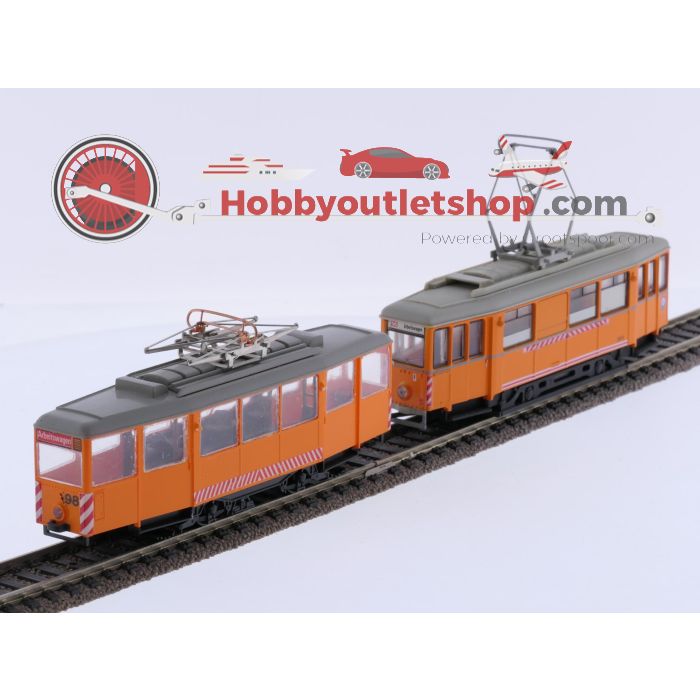 Schaal H0 Arbeitswagen-set motorwagen met bijwagen #9237 - sku: 20260416111629 - Gebruikt - Zeer goede staat - Afbeelding 2