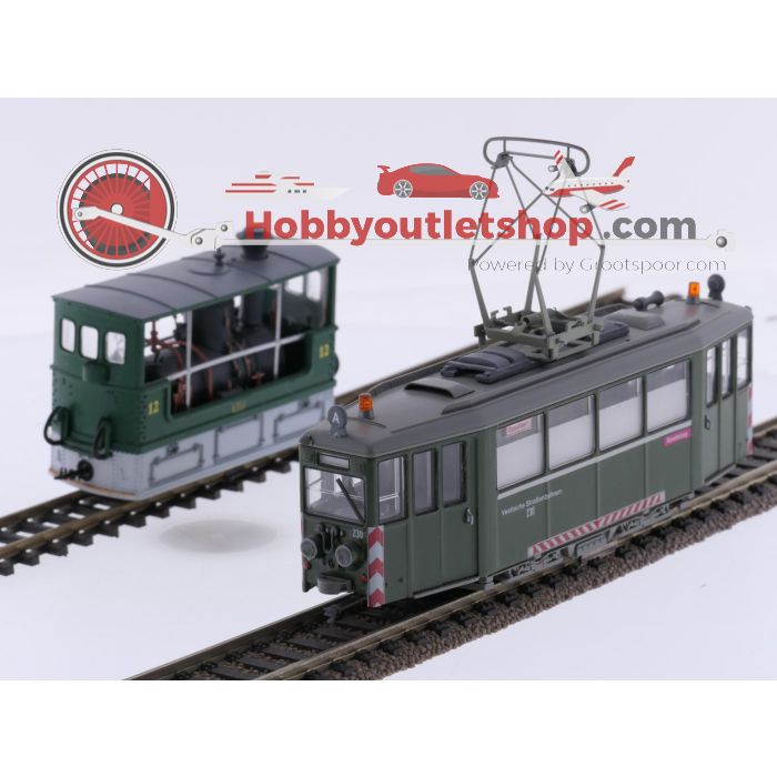 Schaal H0 Atlas 7519002 stoomtram met Kato 30931 Veltische Straßembahnen 230 #9240 - sku: 20260416021635 - Gebraucht - Sehr guter Zustand - Bild 2