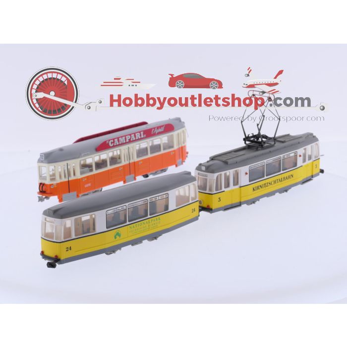 Schaal H0 set van 2 trams Zwitzerland (Altendorf en Genève) #9241 - sku: 20260416025650 - Used - Good condition - Photo 2