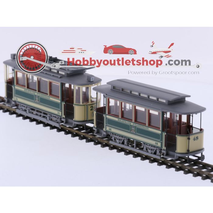 Schaal H0m Herrmann & Partner Bielefelder Strassbahn. no. 24 en 48 #9246 - sku: 20260421021435 - Gebruikt - Zeer goede staat - Afbeelding 2