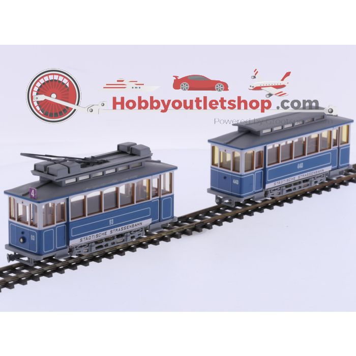 Schaal H0 tram set 10-delig Europa-thema #9252 - sku: 20260422020357 - Gebruikt - Goede staat - Afbeelding 17