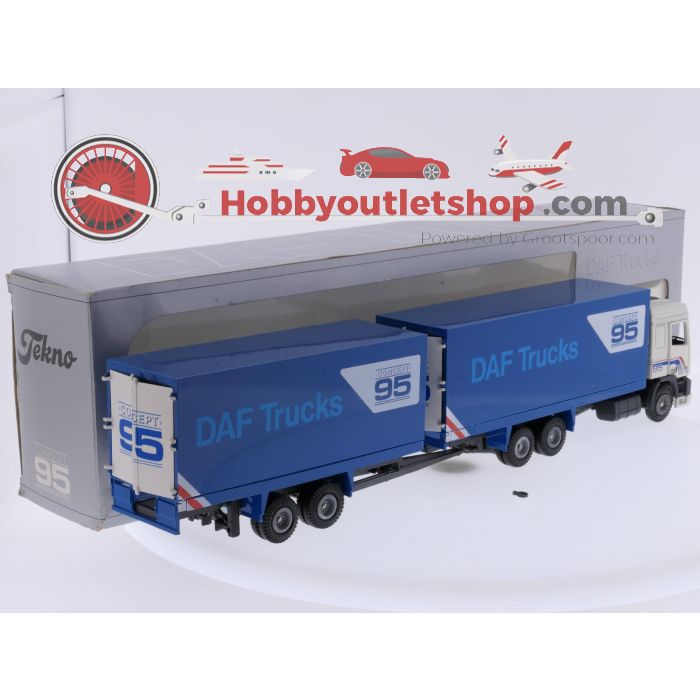 Schaal 1:50 Tekno DAF 95 Concept met aanhanger #9258 - sku: 20260428101130 - Gebruikt - Goede staat - Afbeelding 10