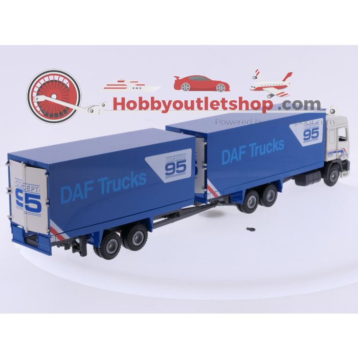 Schaal 1:50 Tekno DAF 95 Concept met aanhanger #9258 - sku: 20260428101130 - Gebruikt - Goede staat - Afbeelding 3