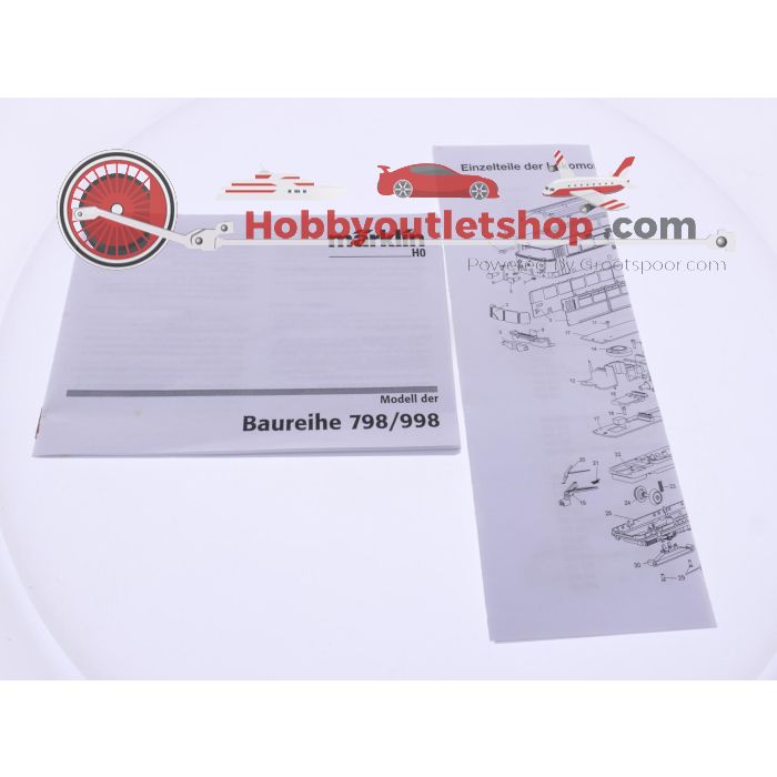 Schaal H0 Märklin 39985 dieseltreinstel Railbus BR 798/998 van de DB. Digitaal #9263 - sku: 20260428023129 - Gebraucht - Sehr guter Zustand - Bild 7