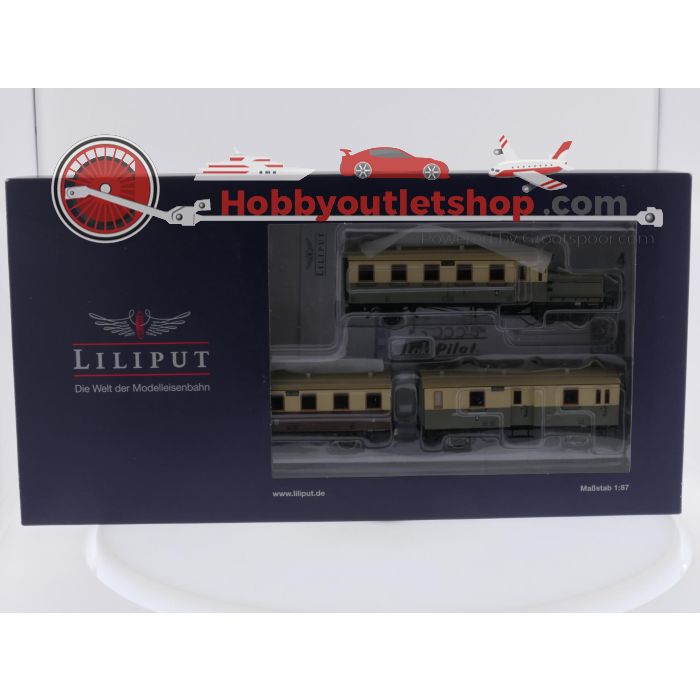 Schaal H0 Liliput L133515 Akku-Triebwagen 3-delig AT 535/535a/536 KPEV. Digitaal #9264 - sku: 20260428034606 - Nieuw - Afbeelding 4