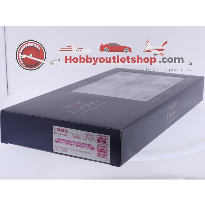 Schaal H0 Liliput L133515 Akku-Triebwagen 3-delig AT 535/535a/536 KPEV. Digitaal #9264 - sku: 20260428034606 - Nieuw - Afbeelding 7