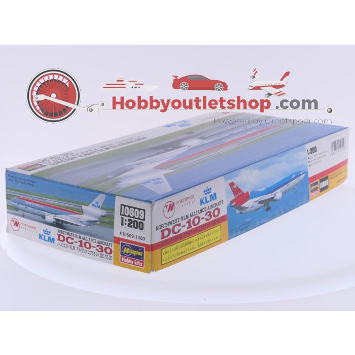 Schaal 1:200 Hasegawa 10609 DC-10-30 Northwest/KLM Alliance Reg. N237NW #9309 - sku: 20260506012723 - Nieuw - Afbeelding 5