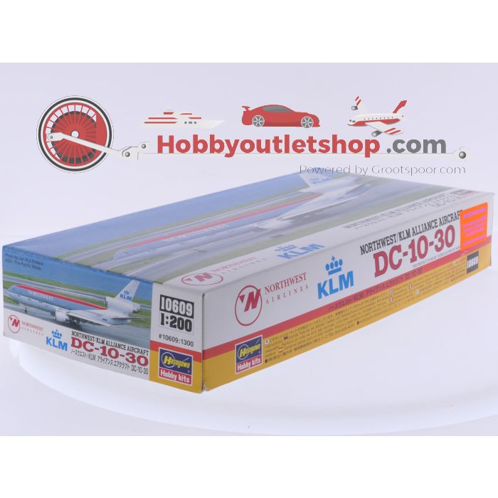 Schaal 1:200 Hasegawa 10609 DC-10-30 Northwest/KLM Alliance Reg. N237NW #9309 - sku: 20260506012723 - Nieuw - Afbeelding 6