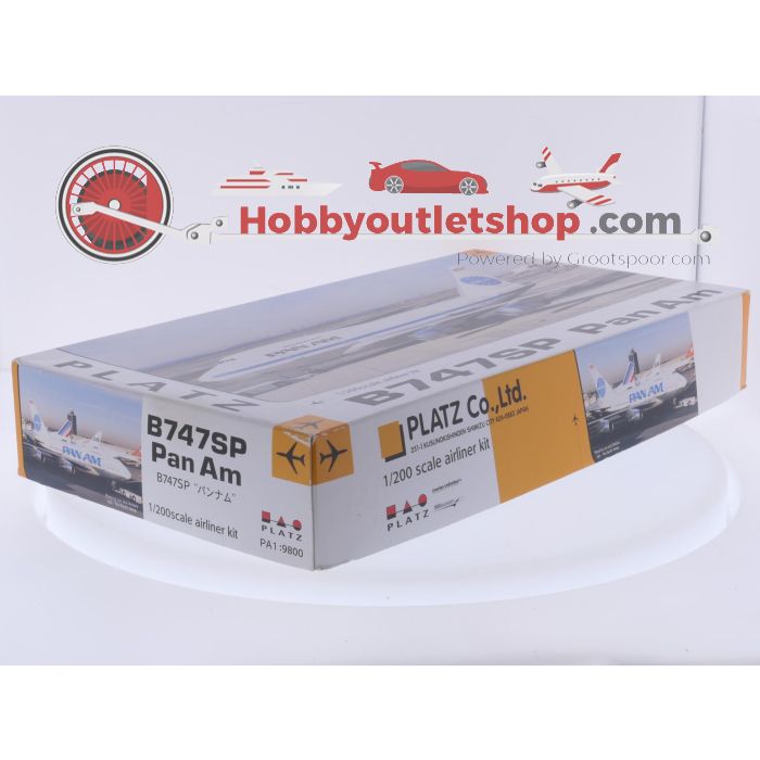 Schaal 1:200 Platz B747SP Pan Am Reg. N533PA #9315 - sku: 20260507084203 - Nieuw - Afbeelding 5