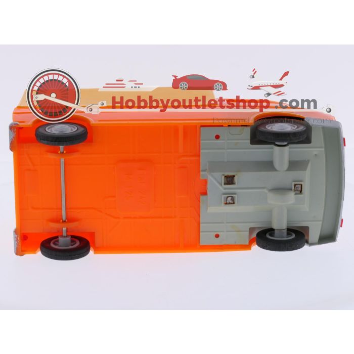 Schaal 1:25 VINTAGE FIAT 242 PICK-UP SERVICE VAN ANKER PIKO DDR GDR TOY CAR ORANGE - sku: 20260507032736 - Gebruikt - Zeer goede staat - Afbeelding 5