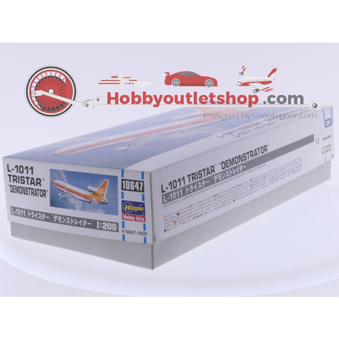 Schaal 1:200 Hasegawa 10647 L-1011 TriStar 'Demonstrator' + extra's Reg. N1011 #9337 - sku: 20260508122845 - Nieuw - Afbeelding 5