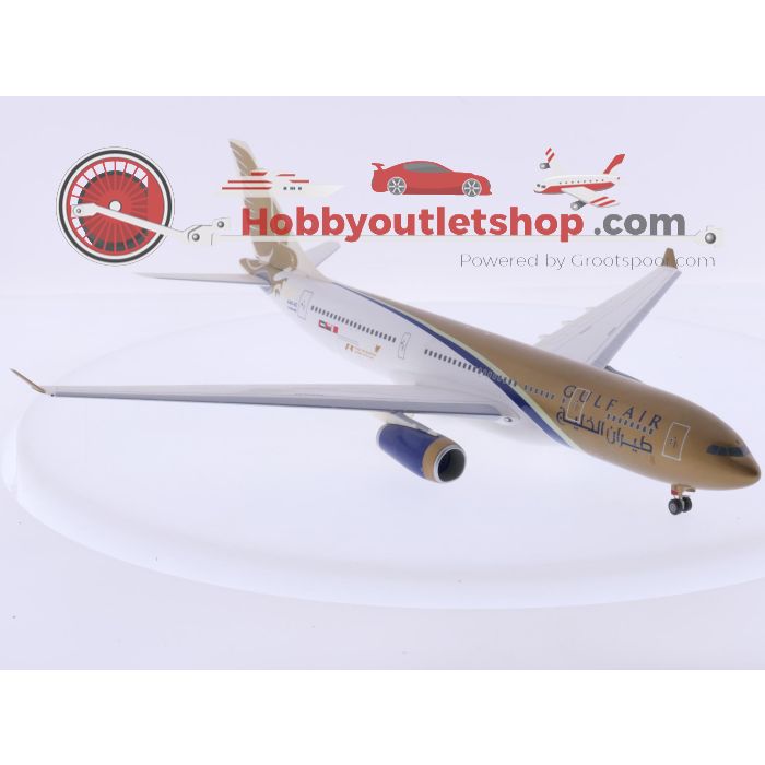 Schaal 1:200 Herpa 551069 Airbus A330-200 'F1 2005' Gulf Air Reg. A40-KE #9341 - sku: 20260508024350 - Gebruikt - Zeer goede staat - Afbeelding 4