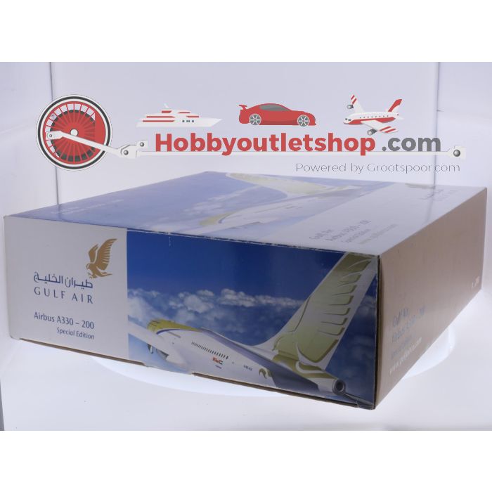 Schaal 1:200 Herpa 551069 Airbus A330-200 'F1 2005' Gulf Air Reg. A40-KE #9341 - sku: 20260508024350 - Gebruikt - Zeer goede staat - Afbeelding 7