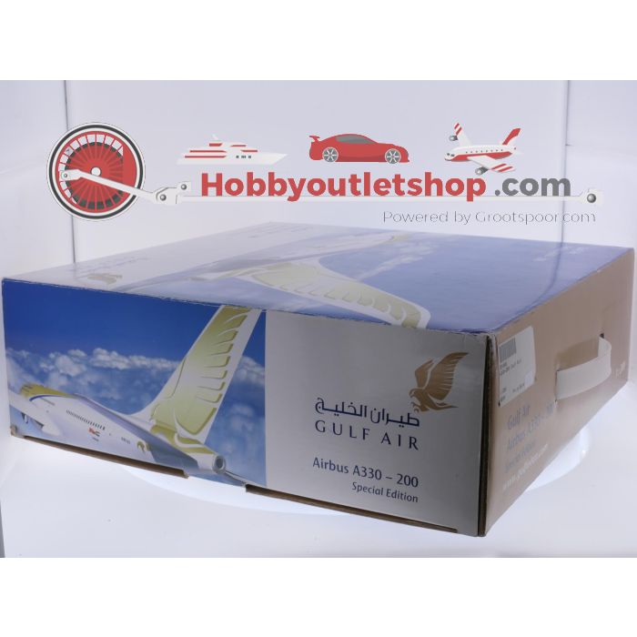 Schaal 1:200 Herpa 551069 Airbus A330-200 'F1 2005' Gulf Air Reg. A40-KE #9341 - sku: 20260508024350 - Gebruikt - Zeer goede staat - Afbeelding 8