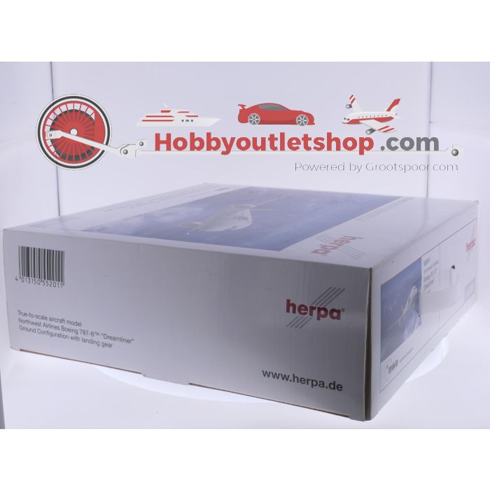 Schaal 1:200 Herpa 552011 Boeing 787-8 'Dreamliner' Northwest Airlines Reg. N787US #9344 - sku: 20260508052359 - Gebruikt - Zo goed als nieuw - Afbeelding 6