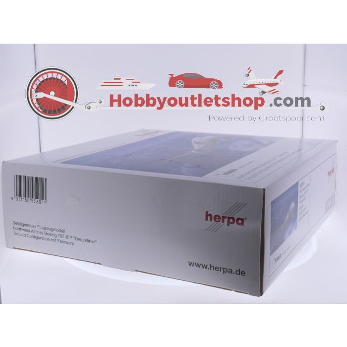 Schaal 1:200 Herpa 552011 Boeing 787-8 'Dreamliner' Northwest Airlines Reg. N787US #9344 - sku: 20260508052359 - Gebruikt - Zo goed als nieuw - Afbeelding 7