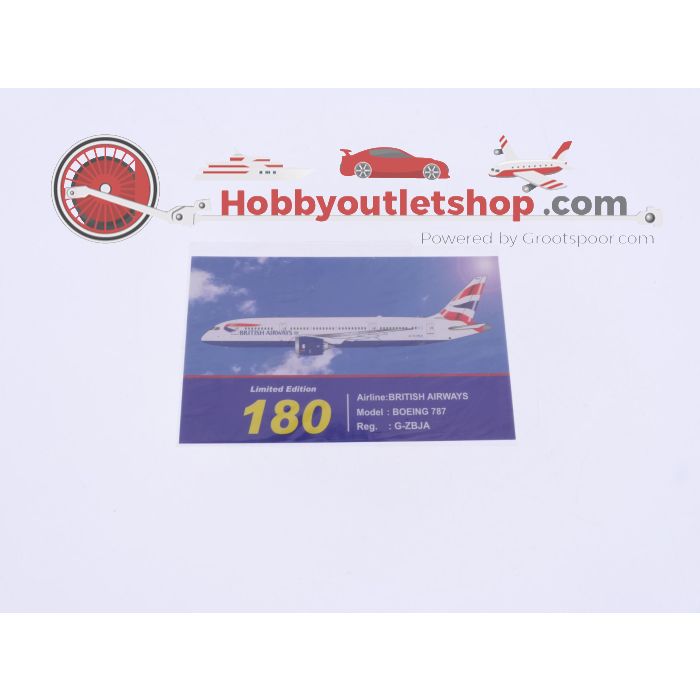 Schaal 1:200 Inflight200 IF7870613A Boeing 737-8 Dreamliner British Airways Reg. G-ZBJA #9345 - sku: 20260512085833 - Gebruikt - Zo goed als nieuw - Afbeelding 6