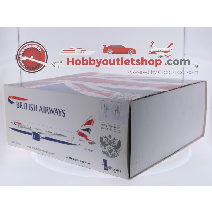 Schaal 1:200 Inflight200 IF7870613A Boeing 737-8 Dreamliner British Airways Reg. G-ZBJA #9345 - sku: 20260512085833 - Gebruikt - Zo goed als nieuw - Afbeelding 10