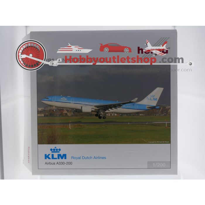 Schaal 1:200 Herpa 551847 Airbus A330-200 KLM Reg. PH-AOA #9346 - sku: 20260512100459 - Used - Like new - Photo 6