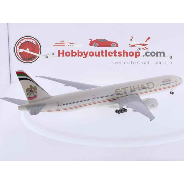 Schaal 1:200 Herpa 551410 Boeing 777-300ER Etihad Airways Reg. NA #9348 - sku: 20260512112044 - Gebruikt - Zo goed als nieuw - Afbeelding 3