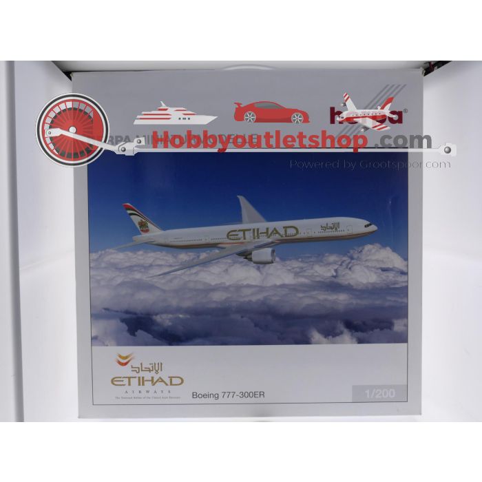Schaal 1:200 Herpa 551410 Boeing 777-300ER Etihad Airways Reg. NA #9348 - sku: 20260512112044 - Gebruikt - Zo goed als nieuw - Afbeelding 7