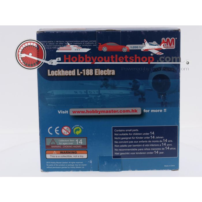 Schaal 1:200 Hobby Master HL1013 Lockheed L-188 Electra TAA Reg. VH-TLA #9349 - sku: 20260512122234 - Gebruikt - Zo goed als nieuw - Afbeelding 3