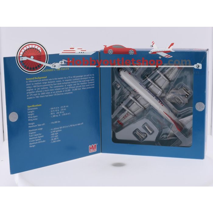 Schaal 1:200 Hobby Master HL1013 Lockheed L-188 Electra TAA Reg. VH-TLA #9349 - sku: 20260512122234 - Gebruikt - Zo goed als nieuw - Afbeelding 6