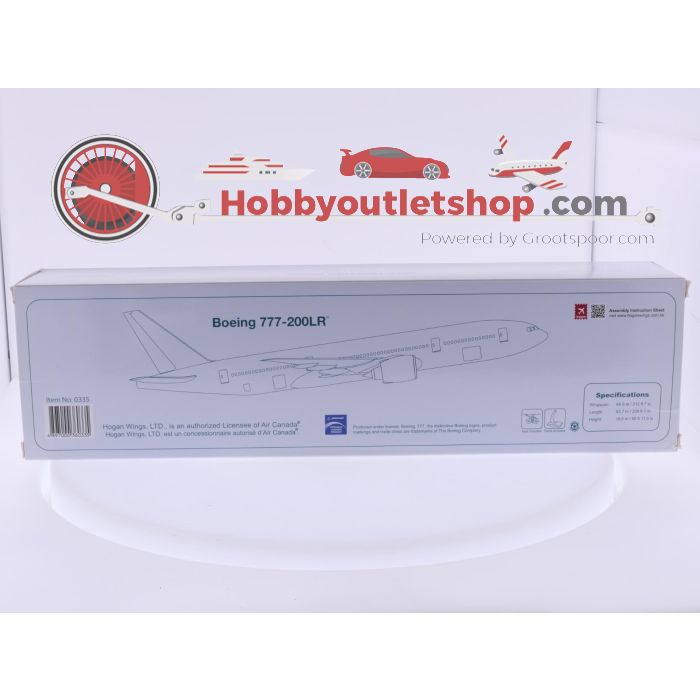 Schaal 1:200 Hogan Wings HG0335G Boeing 777-200LR Air Canada Reg. C-FIVK #9351 - sku: 20260512023435 - Gebruikt - Zeer goede staat - Afbeelding 3