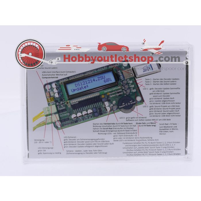 ZIMO MXULFA Decoder-Update-und-Sound-Lade-Gerät mit Display #9404 - sku: 20260529104626 - Gebruikt - Zo goed als nieuw - Afbeelding 7