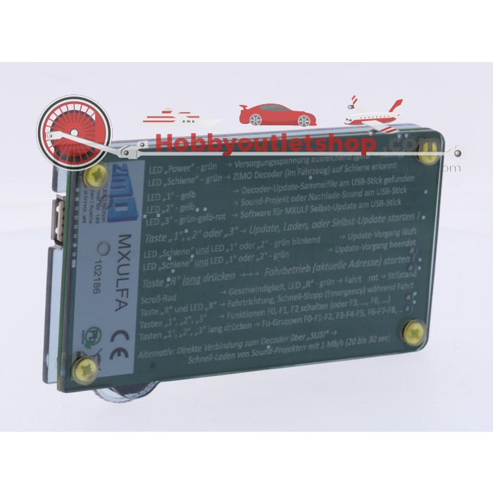 ZIMO MXULFA Decoder-Update-und-Sound-Lade-Gerät mit Display #9404 - sku: 20260529104626 - Gebruikt - Zo goed als nieuw - Afbeelding 2