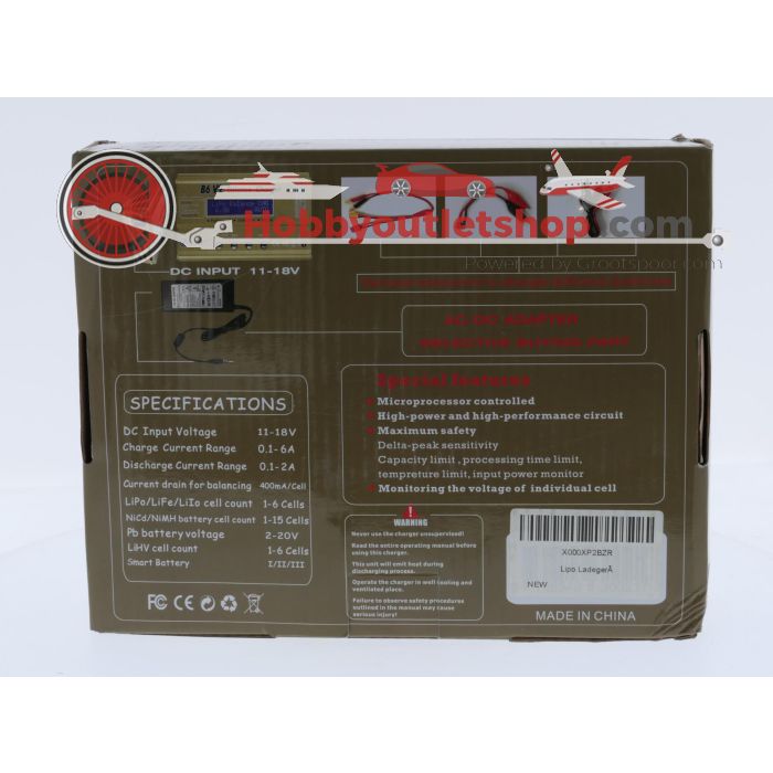 HTRC Imax B6 V2 80W 6A RC Balanslader Voor LiIon/Life/NiCd/NiMH/H #9407 - sku: 20260529121654 - Gebruikt - Zeer goede staat - Afbeelding 12