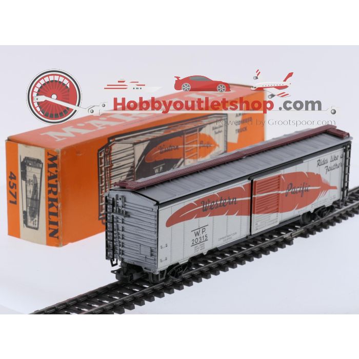 Schaal H0 Märklin 4571 en 4573 set van 2 boxcar van de USA Western Pacific / NEW HAVEN #9412 - sku: 20260602085414 - Gebruikt - Zeer goede staat - Afbeelding 2