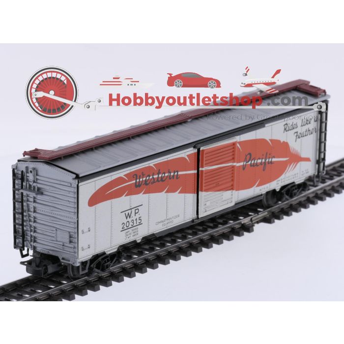 Schaal H0 Märklin 4571 en 4573 set van 2 boxcar van de USA Western Pacific / NEW HAVEN #9412 - sku: 20260602085414 - Gebruikt - Zeer goede staat - Afbeelding 3