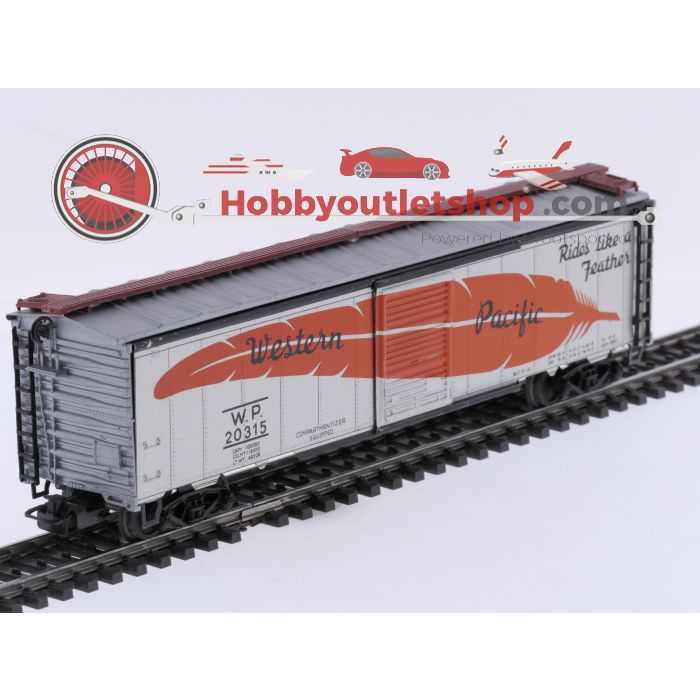 Schaal H0 Märklin 4571 en 4573 set van 2 boxcar van de USA Western Pacific / NEW HAVEN #9412 - sku: 20260602085414 - Gebruikt - Zeer goede staat - Afbeelding 5
